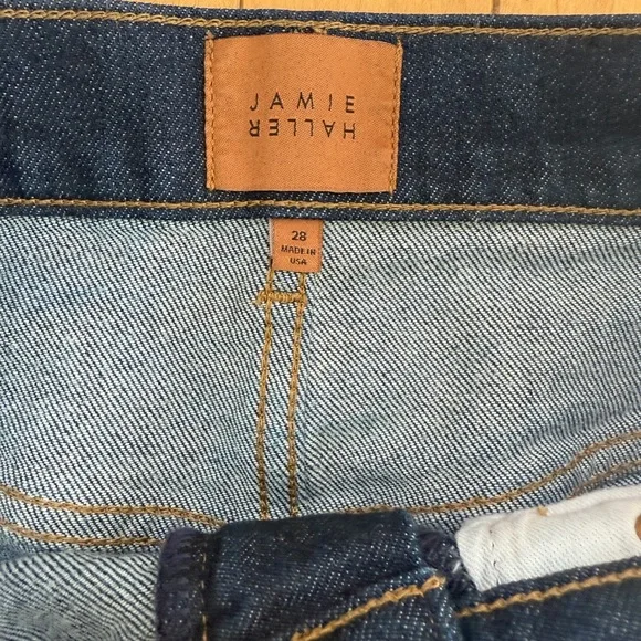 Jamie Haller Raw Rinse Wide A Leg Jeans - Picture 2 of 4